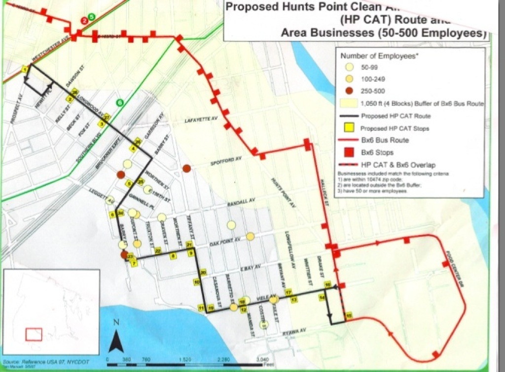 New bus route eyed for Hunts Point