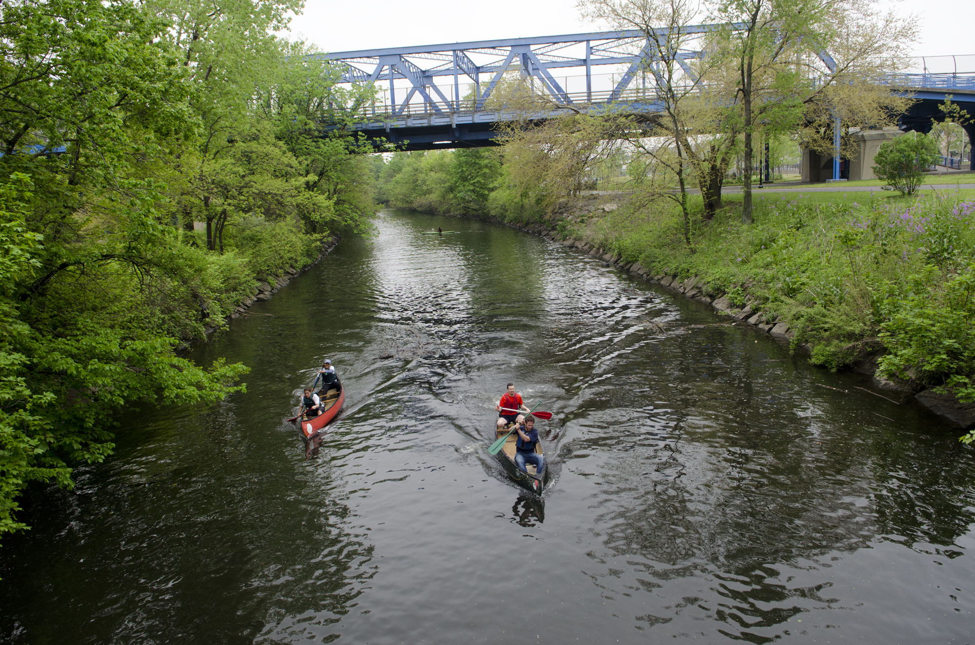 Flotilla held at newest Bronx park
