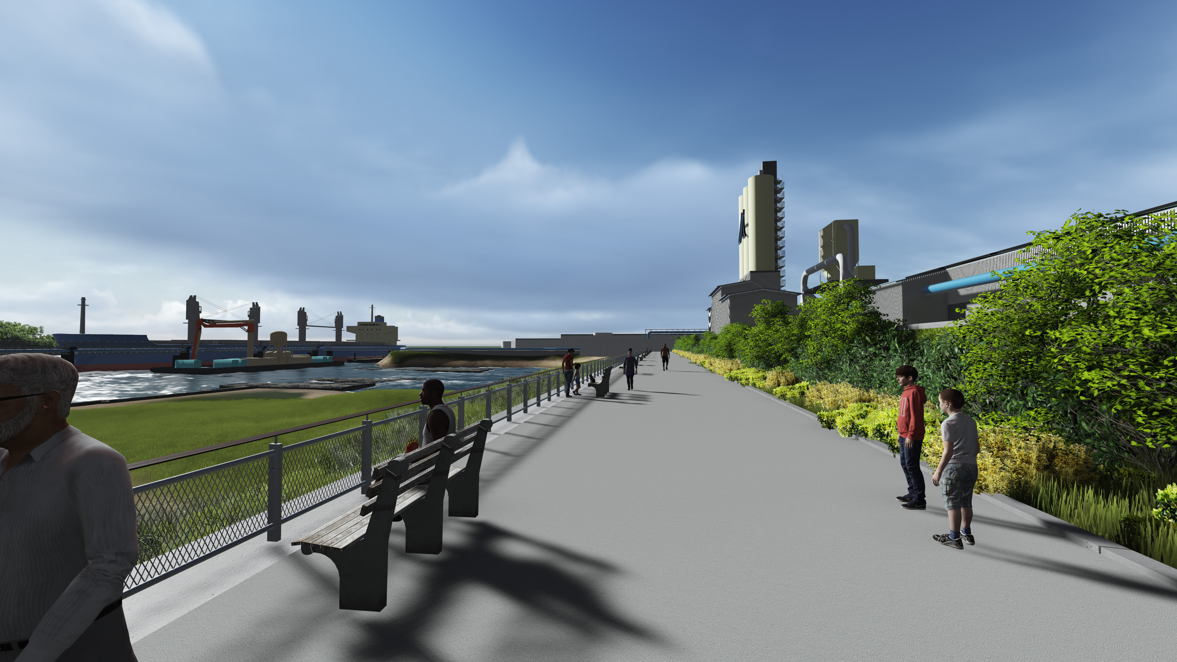 Waterfront cement facility in the works