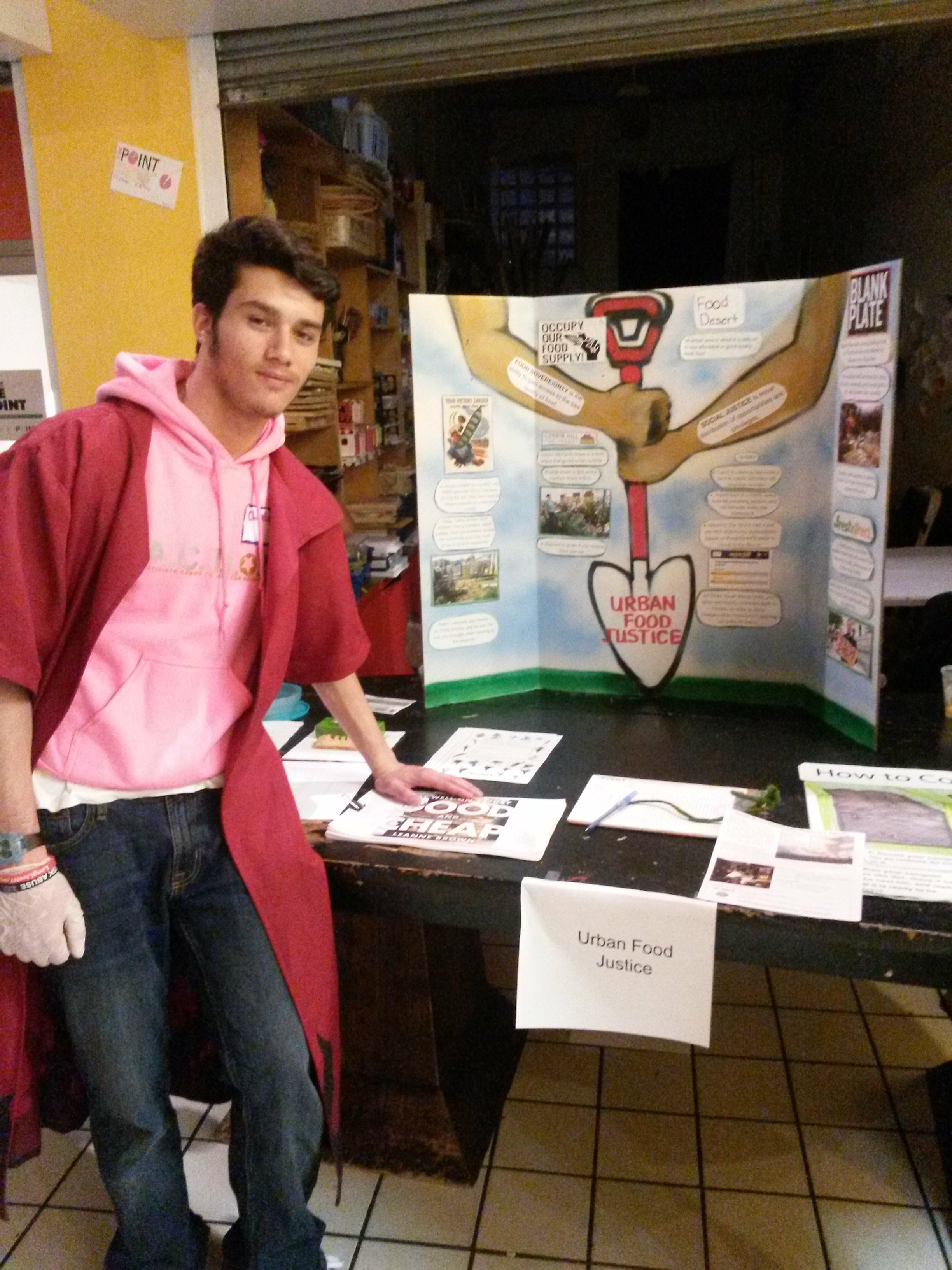 Young activists call for action at The Point