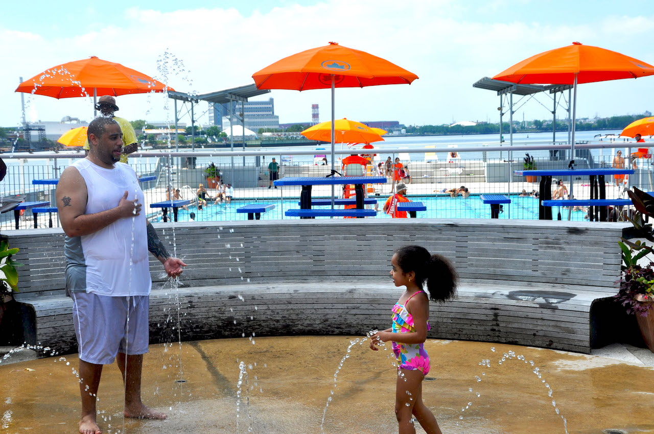 Floating Pool Lady reopens